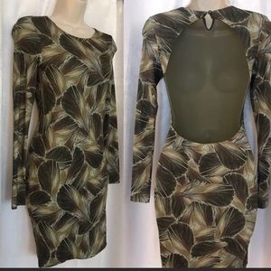 Torn Ronny Kobo  Palm Leaf Dress S